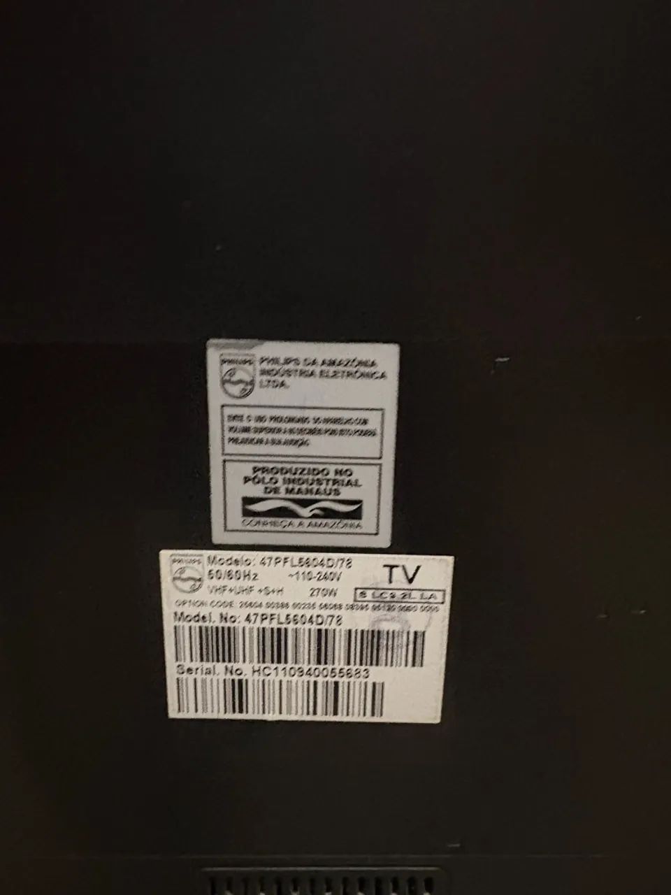 TV Philips 47" LCD Full HD 47PFL5604D ? Funcionando - Foto 3