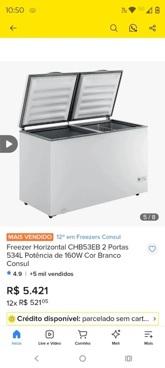 Freezer vertical Consul 534litros - Foto 4