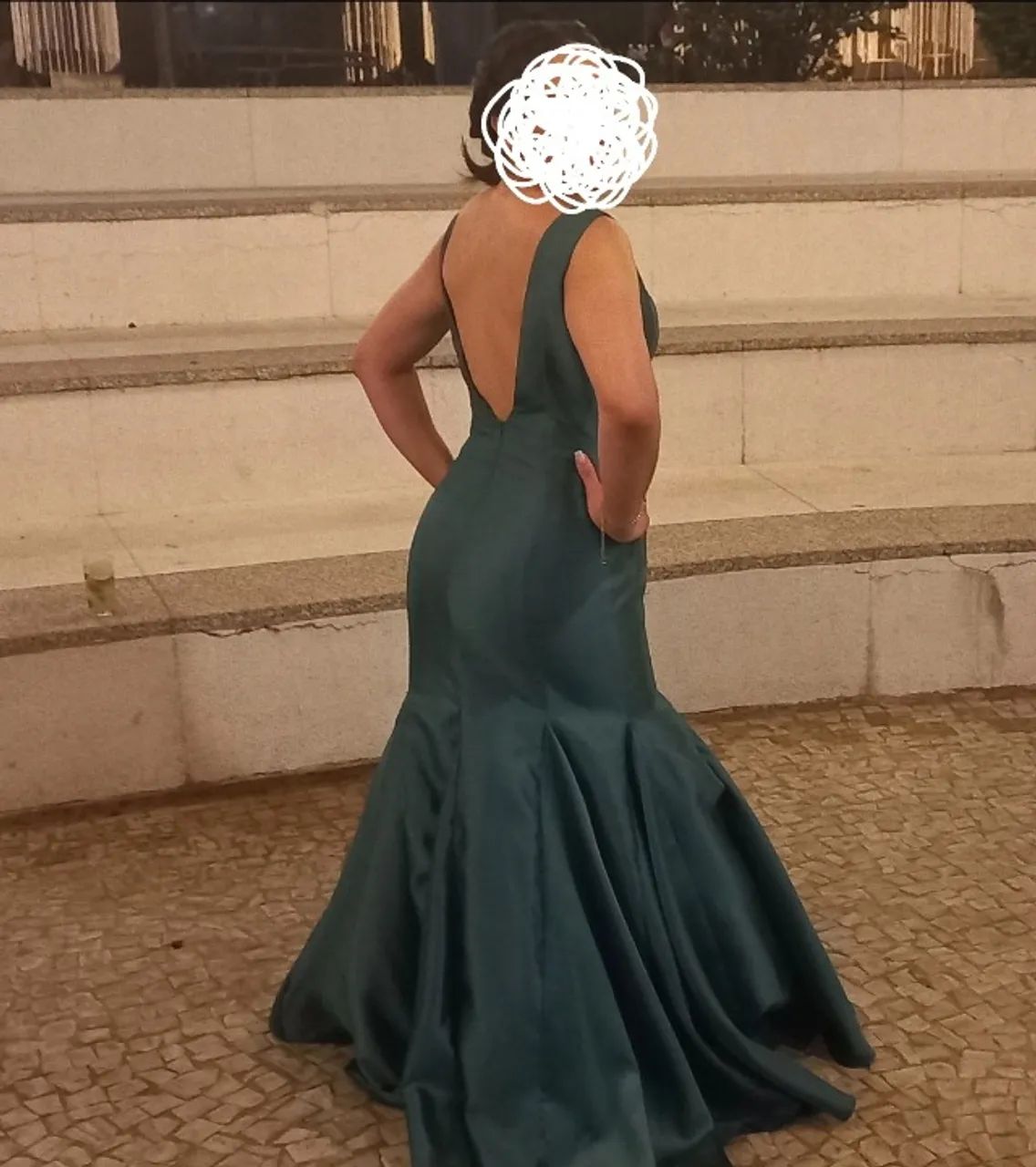 Vestido  verde esmeralda - Foto 3