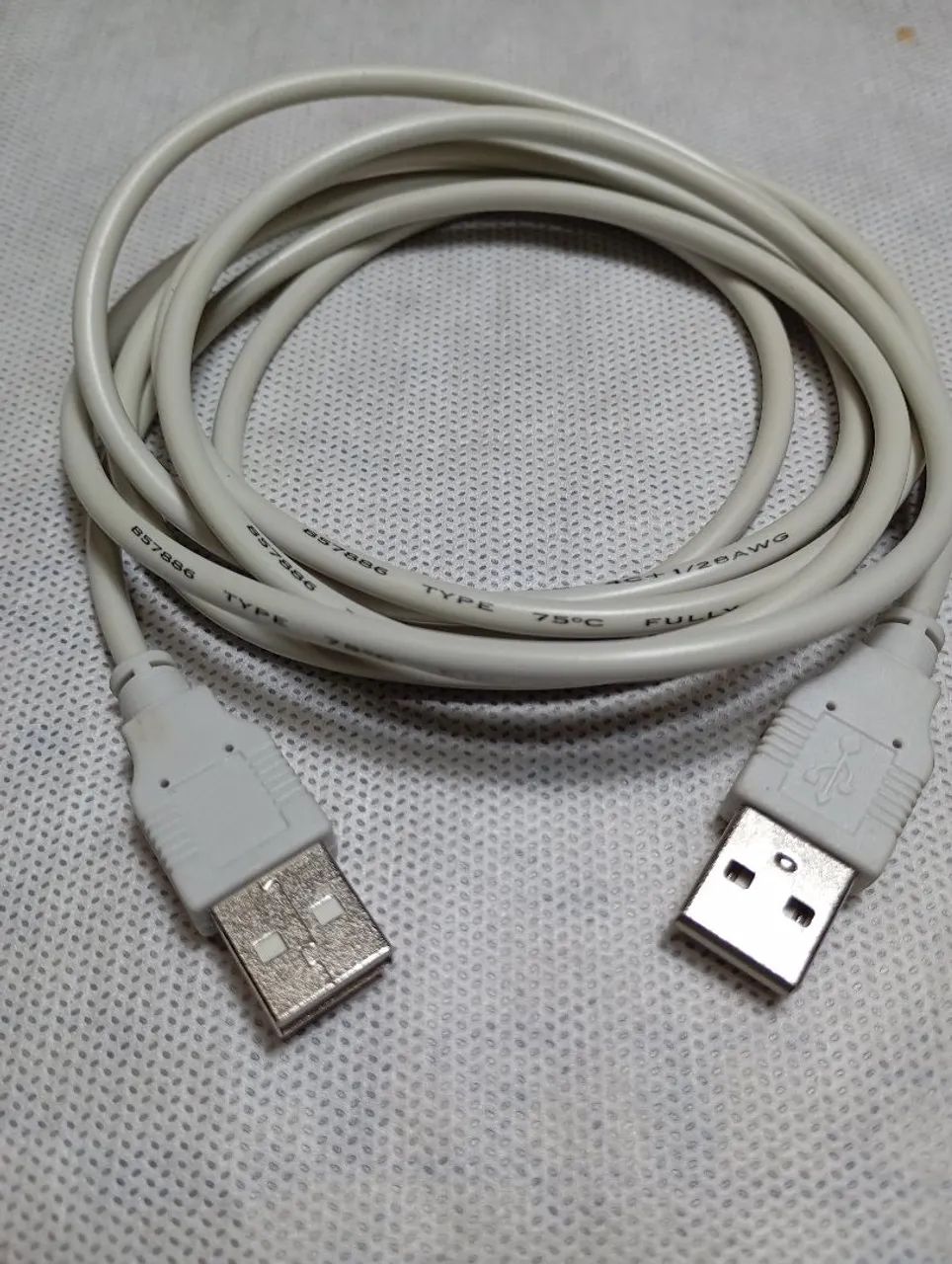 Cabo extensor USB 2.0 macho x macho com 2 metros.2 metros  - Foto 2
