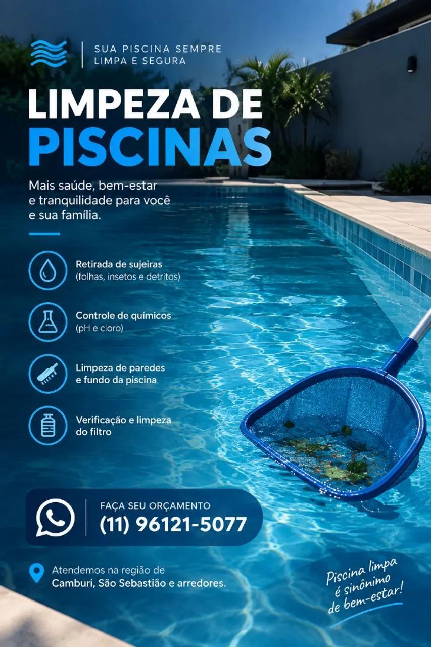 Limpeza de piscina 