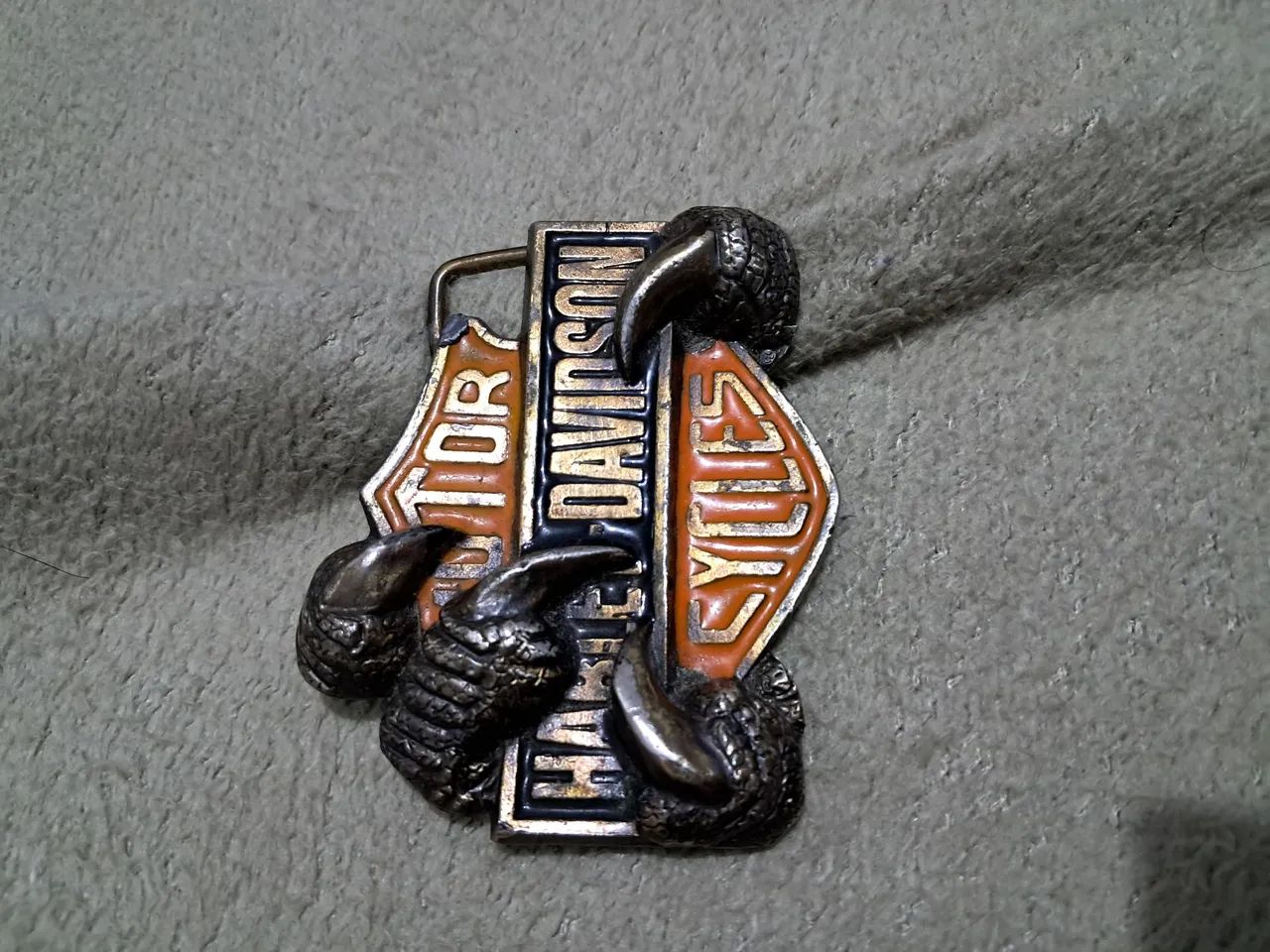 Fivela original Harley Davidson. 