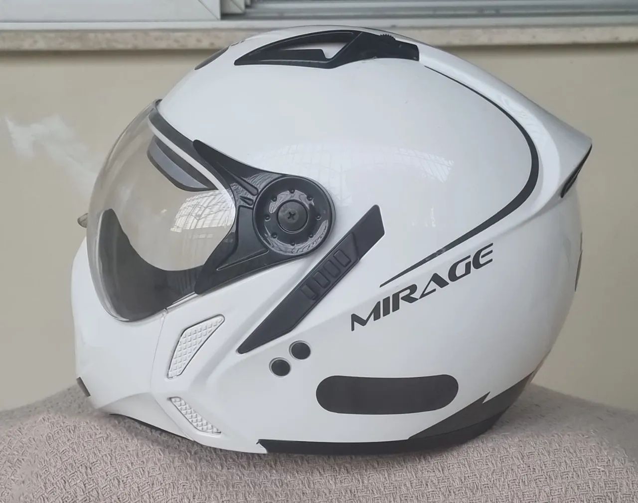 Capacete Peels Mirage Classic Branco  - Foto 4