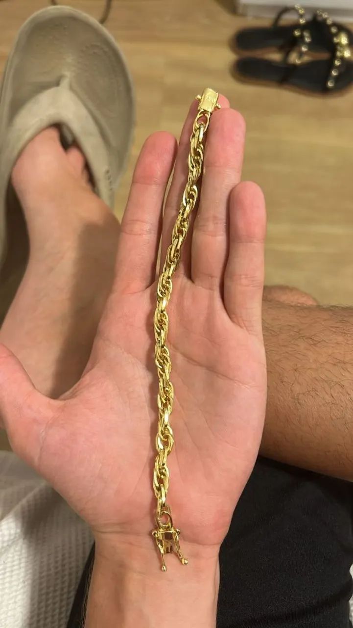 Pulseira banhada em ouro 18k  - Foto 3