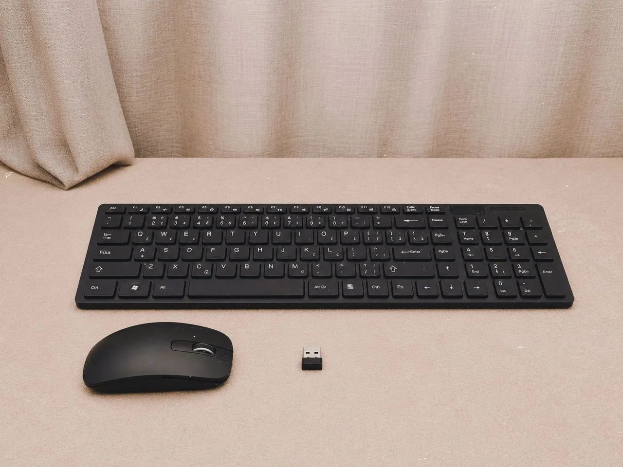 Kit Teclado e Mouse Sem Fio Bartolotti Slim 2.4GHz | Layout ABNT2