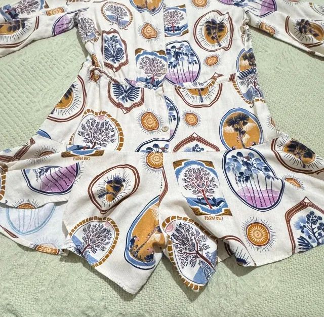 Macaquinho Farm Rio Original Estampado - 