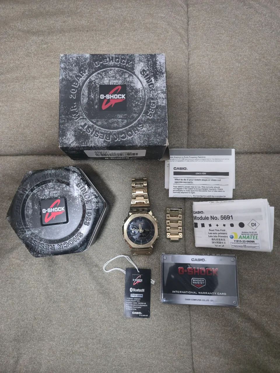 Relogio Casio G-SHOCK GM-B2100GD-9ADR Bluetooth e Tough Solar - Foto 2