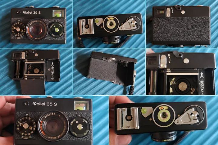 カメラ Rollei 35 S Sonnar 40mm F2.8 本体 Rollei 35 S Mecânica + Sonnar 40mm F/2.8 + Filtro Uv - Câmeras e