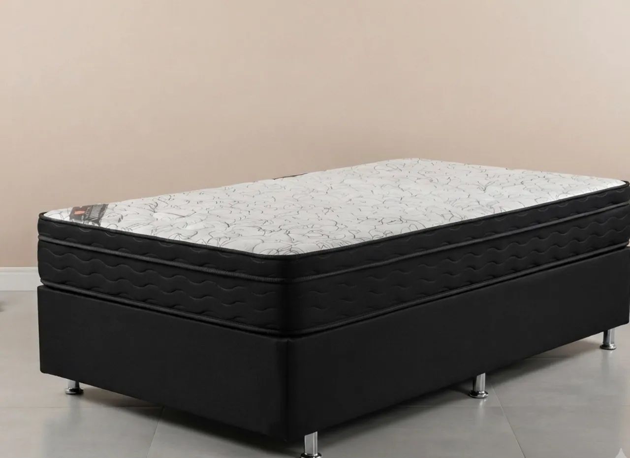 Cama box baú solteiro ortobom  - Foto 3