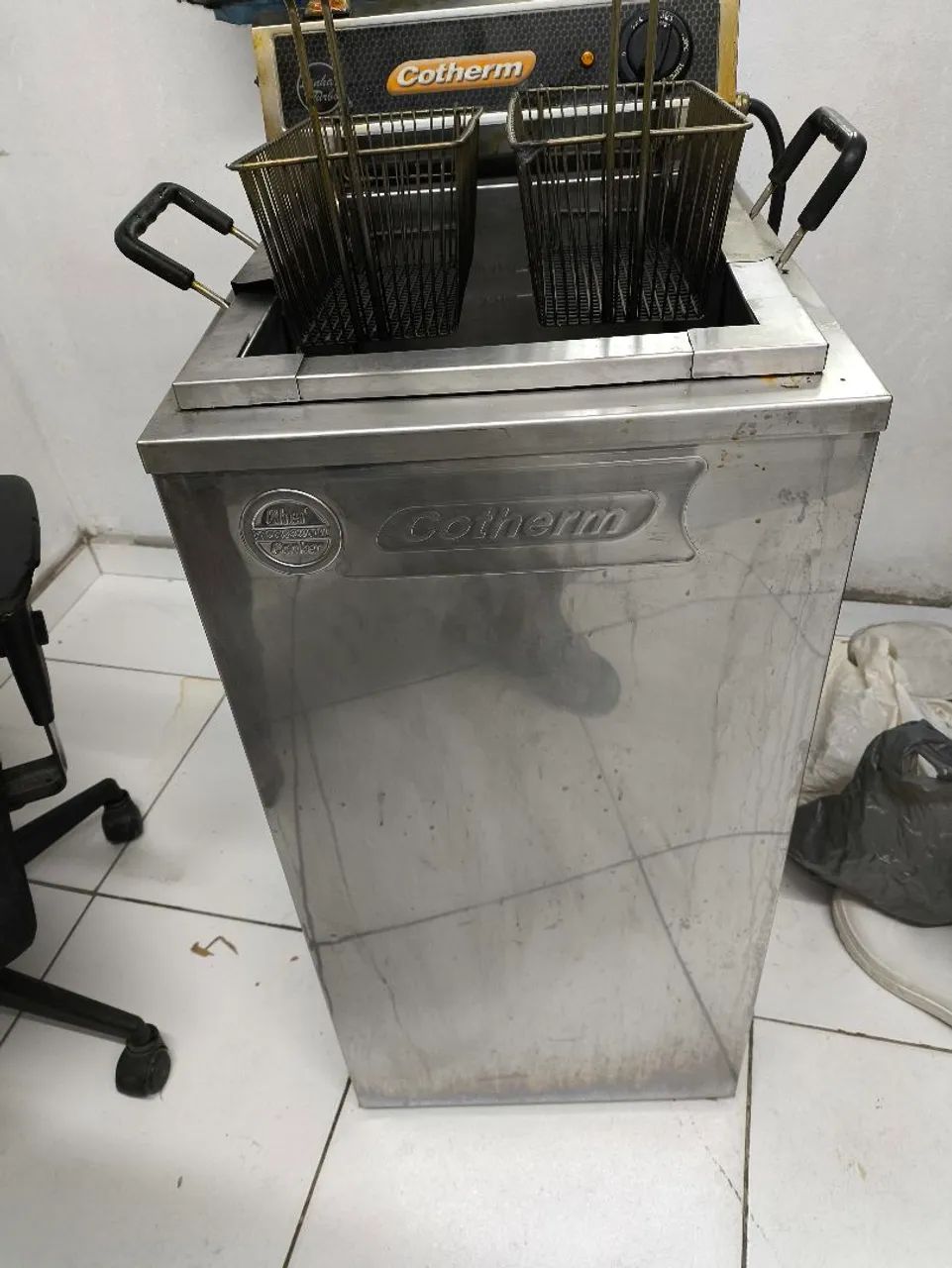 Fritadeira água e óleo