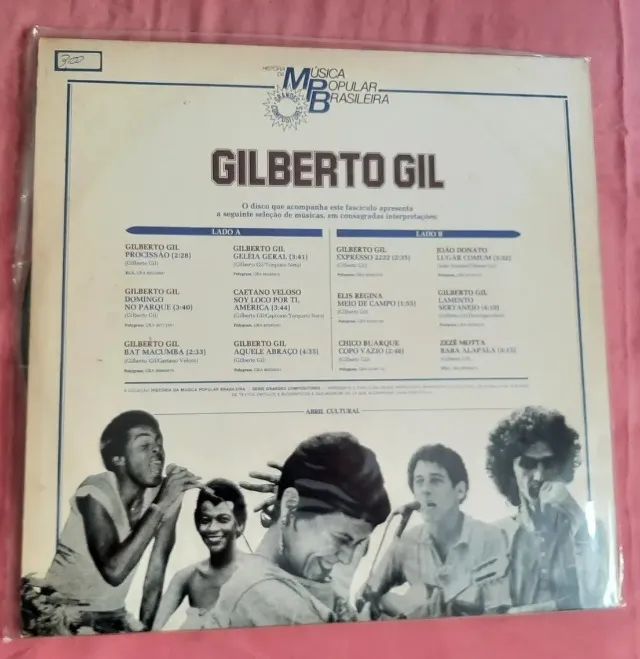 2 Lps de Vinil Gilberto Gil João Bosco História Da Mpb - Foto 3