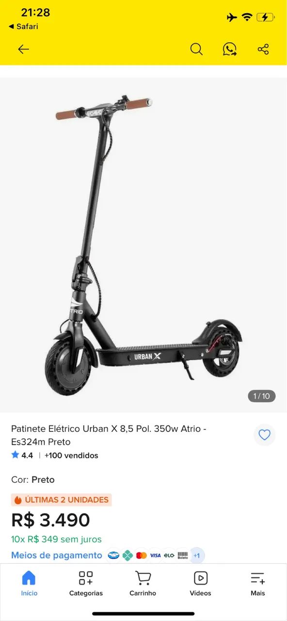 Patinete eletrônico  - Foto 2