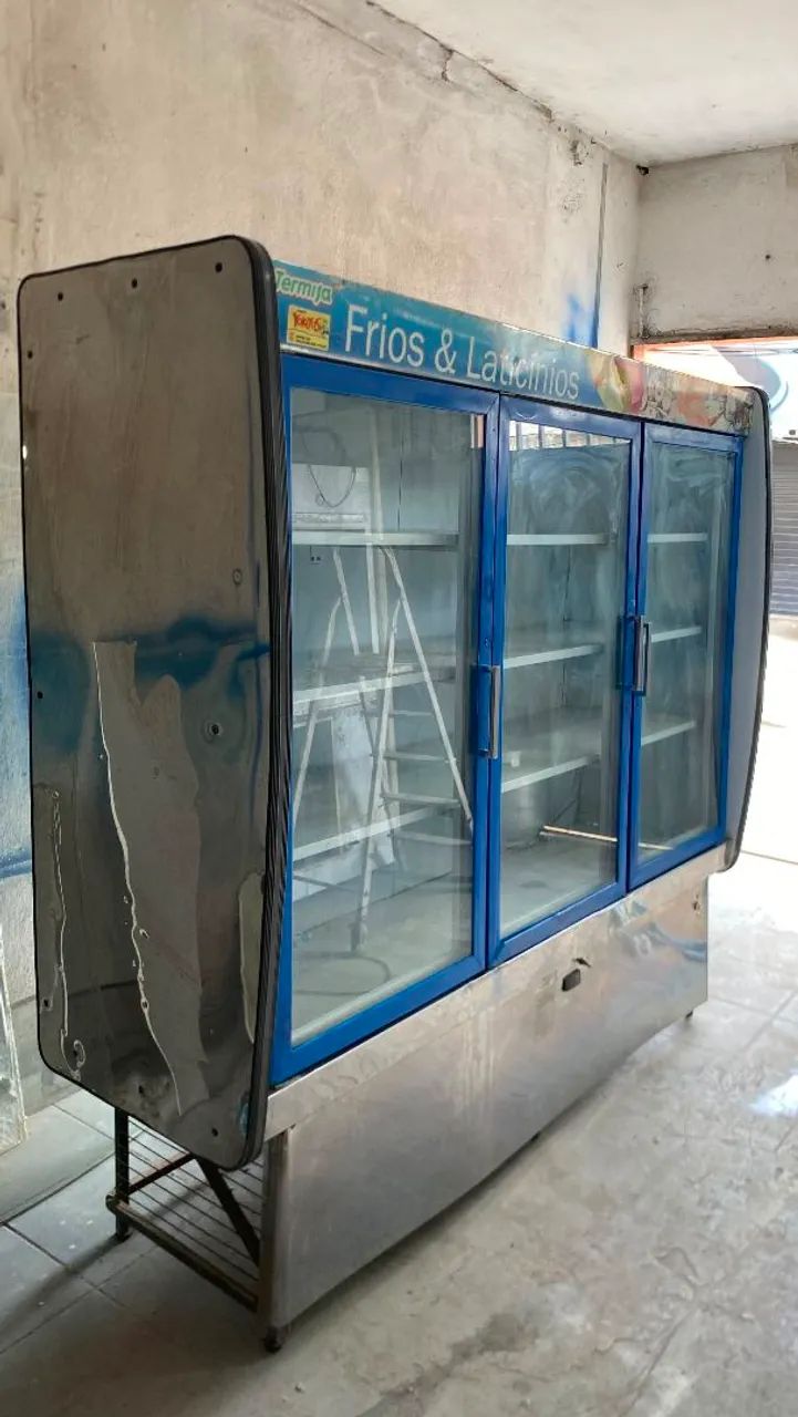 Expositor auto serviço 3 portas laticínios e bebidas  - Foto 5