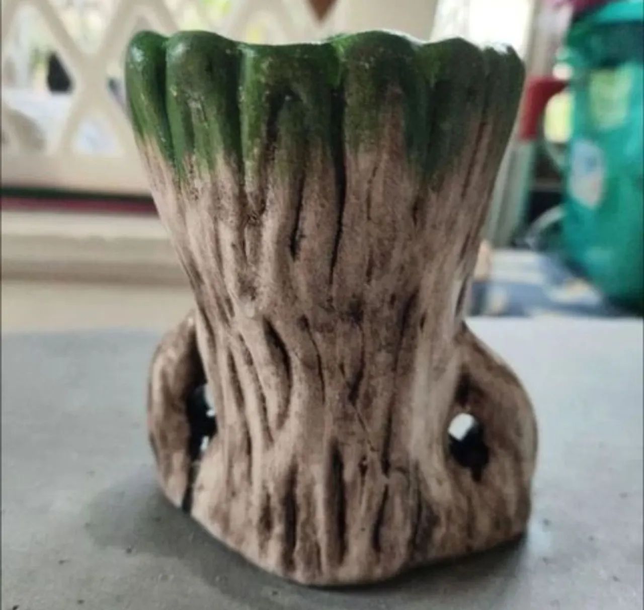 vaso de planta de gesso do groot - Foto 2