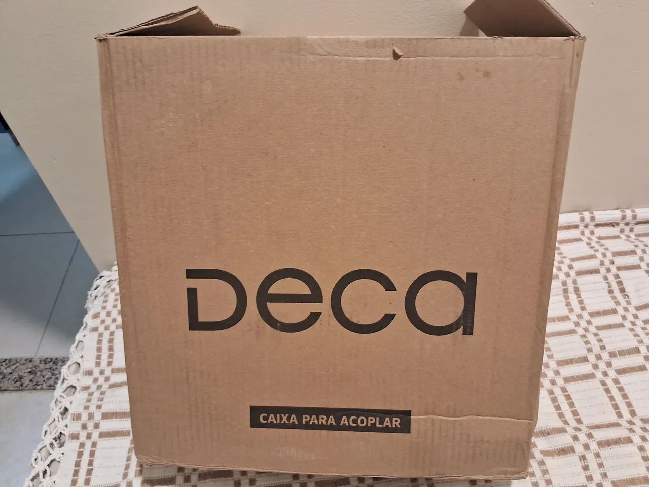 Caixa para acoplar Deca com acionador duplo