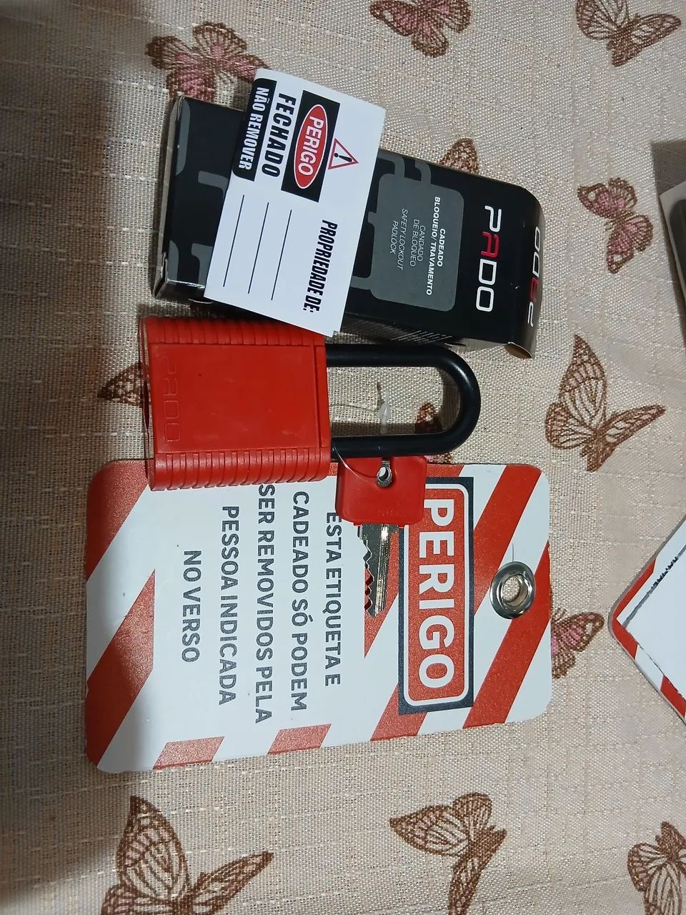 Kit de Bloqueio NR10 lockout Tagout 6 peças 
