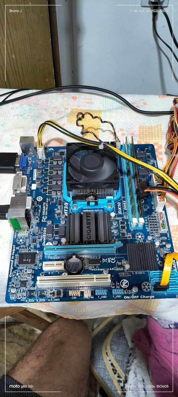 Placa mãe am3+ gigabyte + fx8300