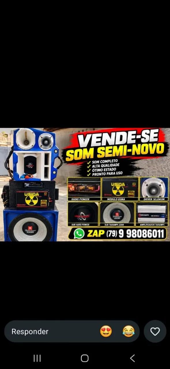 Som de qualidade semi-novo  - Foto 2