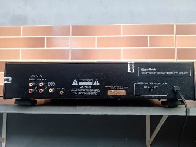cd player gradiente cdp 4000 (restaurado) - Foto 4