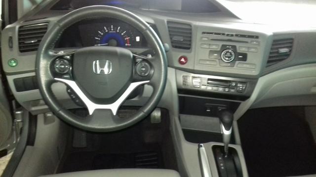 Honda Civic lxr 2.0 flexone automatico prata 2013//2014 - Foto 13