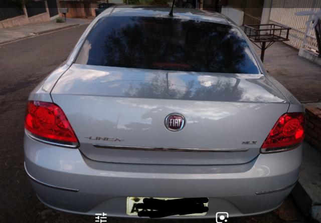 Fiat Linea HLX 2010 baixo KM rodado, selado Placa A 2019 Pago - Foto 2