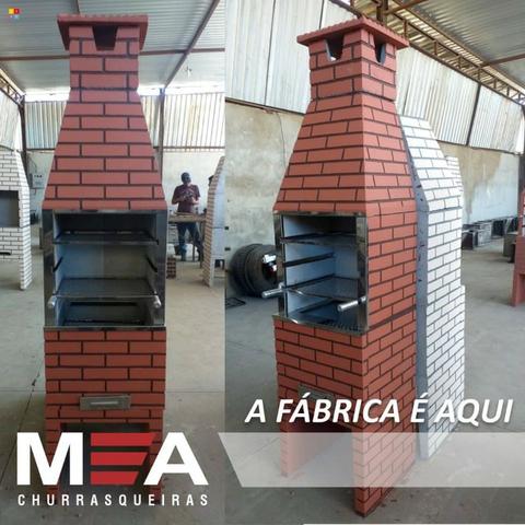 Churrasqueira de 55cm estampada tijolinho pintada - Foto 2