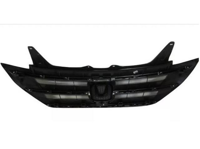 Grade Radiador Cinza Friso Cromado Honda Crv 2012 2013 2014