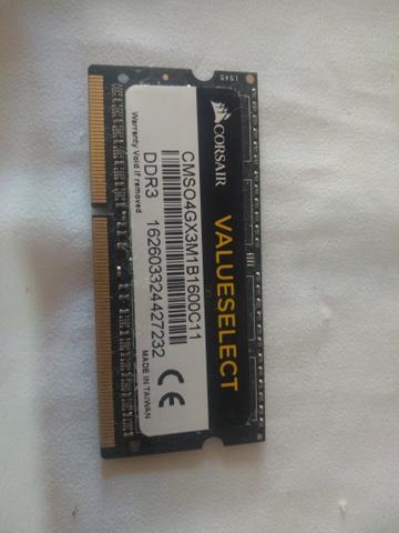 Memória ram notebook corsair ddr3 1600ghz - Foto 2