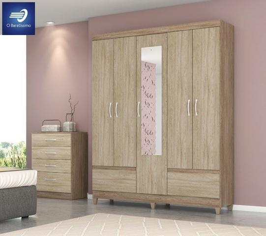 Guarda-Roupa com Espelho #BlackFriday #FreteGRÁTIS* #Garantia - Foto 2