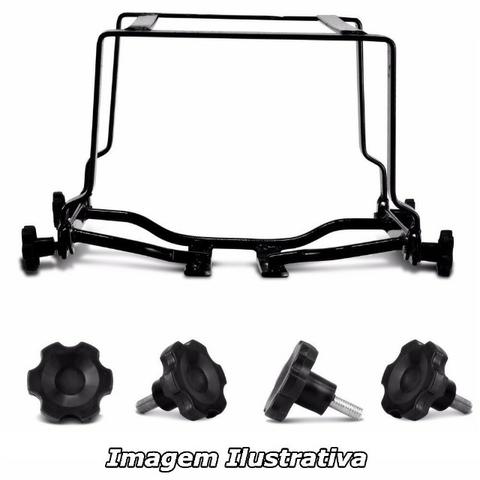 Suporte para fixação de bauletos grande 80 litros a 135 litros - Diversas motos