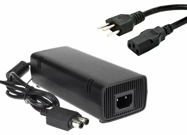 Fonte Xbox 360 Slim Bivolt 110v 220v 2 Pinos
