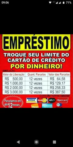 Créditos no cartão