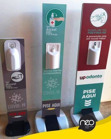 Totem para Álcool em Gel a partir de R$ 250,00 - Foto 2