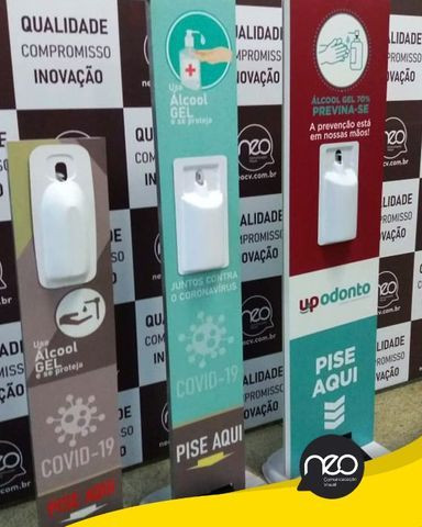 Totem para Álcool em Gel a partir de R$ 250,00 - Foto 3