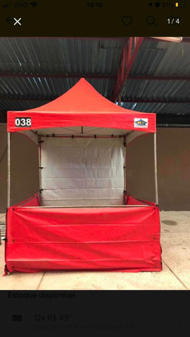 Barraca de feira 2X2