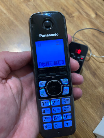 Vendo telefone sem fio Panasonic - (bem novinho) - Foto 2