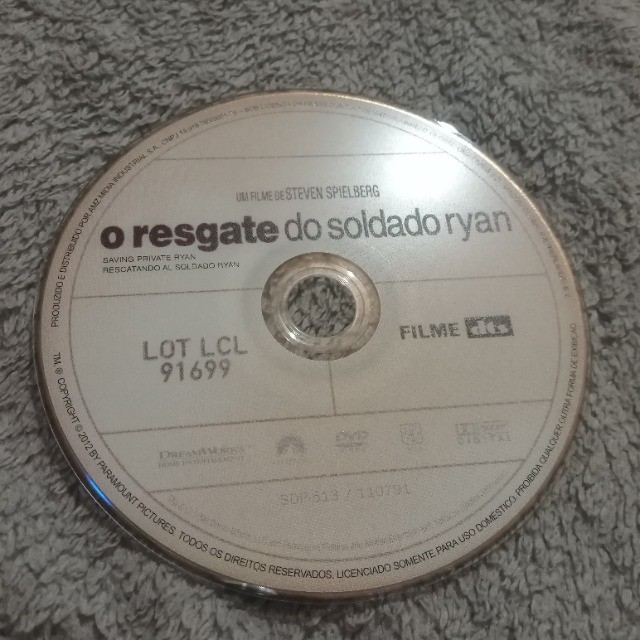 DVD filme O resgate do soldado Ryan