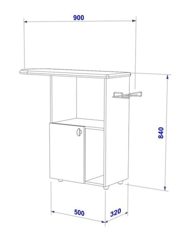 Tabua de Passar Nina 1 Porta - Novo - Fazemos Entrega - Foto 2