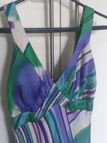 Vestido Longo Festa Estampado - Foto 5