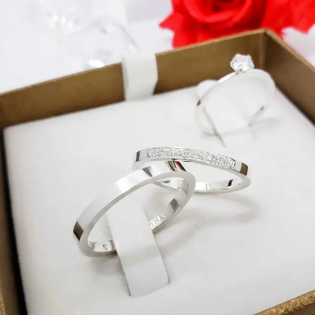 PAR DE ALIANÇAS COMPROMISSO  - Foto 4