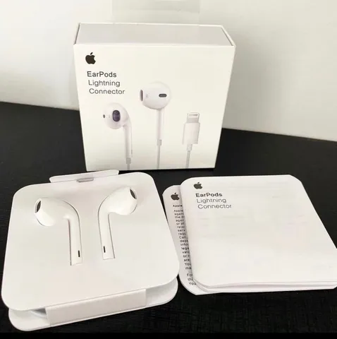 Fone de ouvido ORIGINAL Apple conector Lightning 