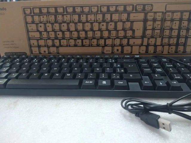 Multilaser Teclado com fio  (Distribuidora - Jk eletronicos) R$28,90 Atacado e Varejo - Foto 3