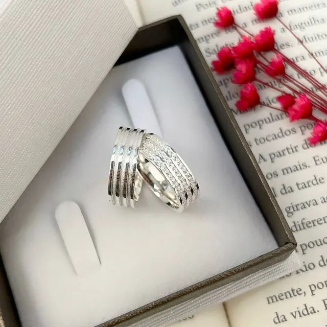 PAR DE ALIANÇAS COMPROMISSO  - Foto 6