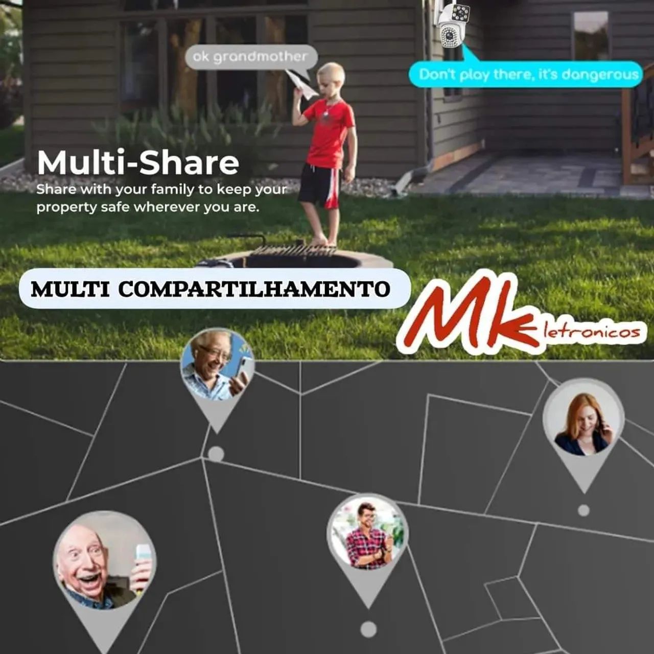 Câmera Dual 8MP 5G WiFi ( Lacrado ) - Foto 5