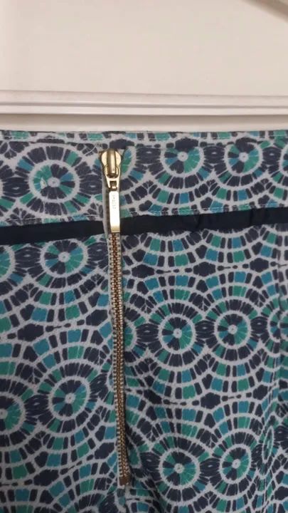 Saia estampada .Tom de azul  - Foto 4