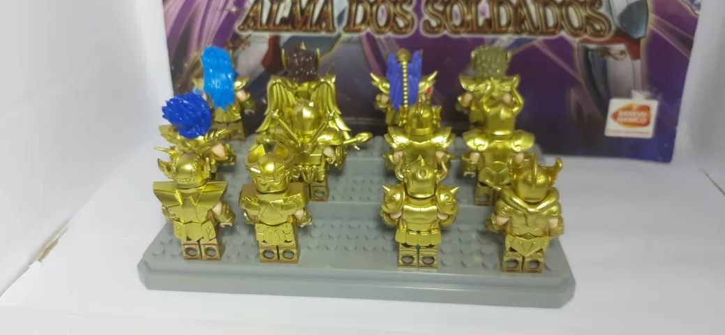 coleção lego cavaleiros do zodiaco ouro v1 - Foto 4