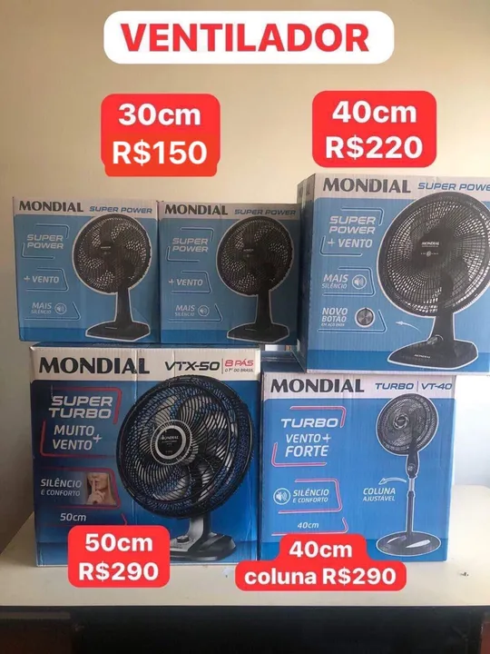 Ventilador Mondial Super Power 30cm