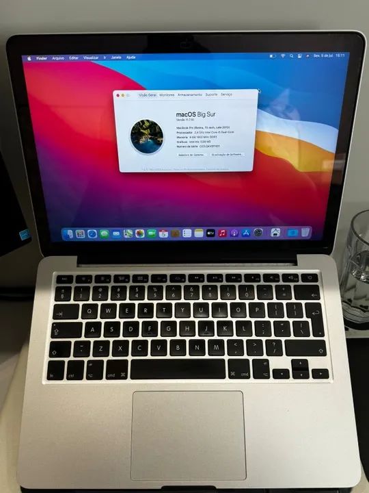 MacBook Pro, Core i5, 8gb, 256gb, Tela Retina