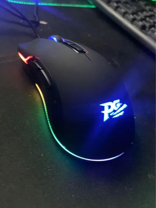Mouse Philco Gamer RGB 4 cores 6 Botões Lacrado - Foto 6