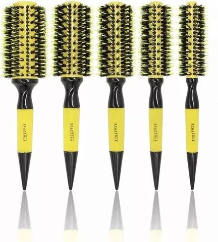 Escova hairdo amarela com servas de javali mistas profissionais  - Foto 2